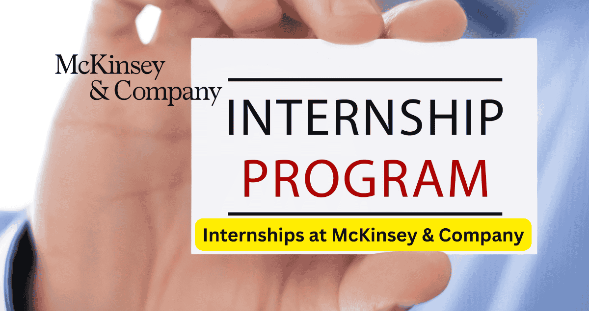 McKinsey & Company Internships