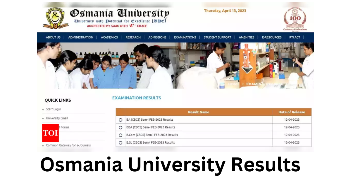 Osmania University Results